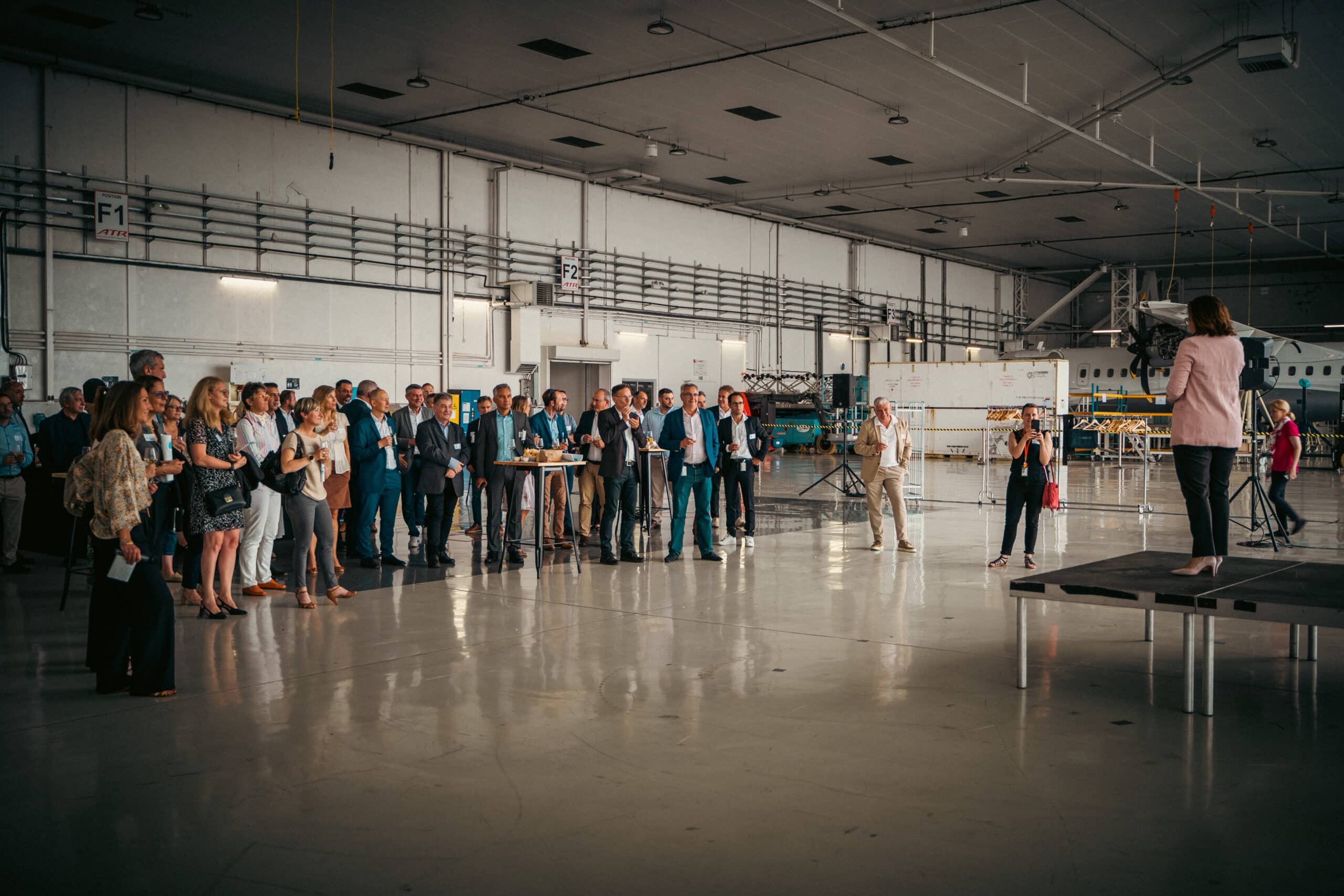 Campus Night 2023 dans le hangar ATR